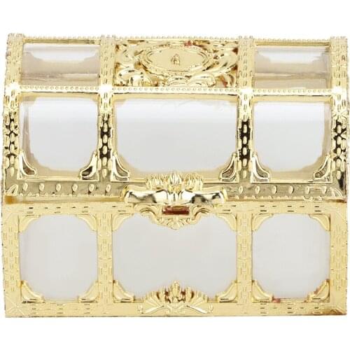 12pcs Hollow Candy Box Chocolates Container Ornamnet Gift Jar Decoration For Wedding PartyGold 7cm