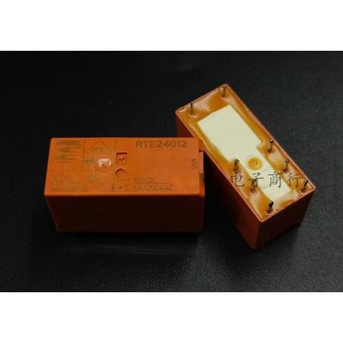 New 2pcs-5pcs-10pcs/LOT RTE24012 RTE24012-12vdc DC12V 8A 8PIN two open two closed