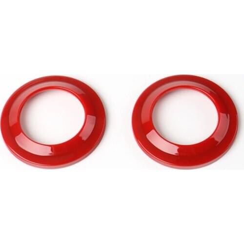 2pcs ABS 3 Colors Inner Door Sound Stereo Speaker Cover Trim Ring For Jeep Wrangler 2008-2014 Car Styling covers accessories