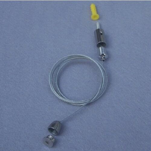 2pieces/lot Lamps And Lanterns Fittings Chandelier Steel Wire lock Pendant Wire Rope Office chandelier panel lights Accessories