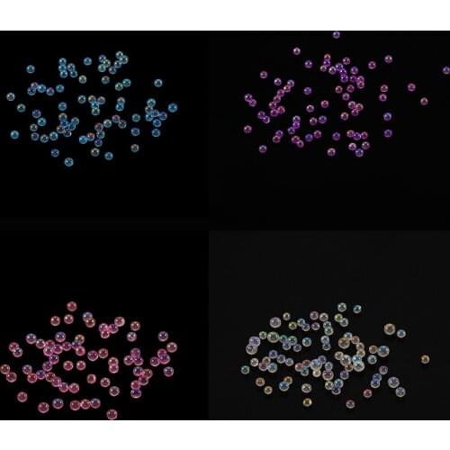 5g/bag Mix Size Colorful Mini Bubble Ball Beads Silicone Epoxy Resin Molds Fillings For DIY Jewelry Making