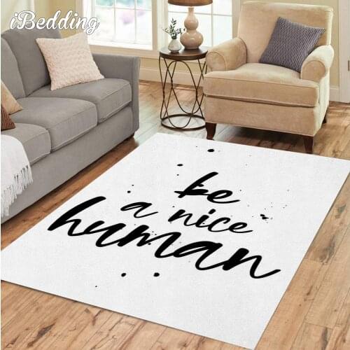 Black and White Carpet Lovely Rugs and Carpets for Home Living Room Large Area Rug Cartoon Floor Mat Teenager Bedroom Decor