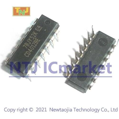 10 PCS CD4012BE DIP-14 CD4012 Dual 4-input NAND gate IC CHIP