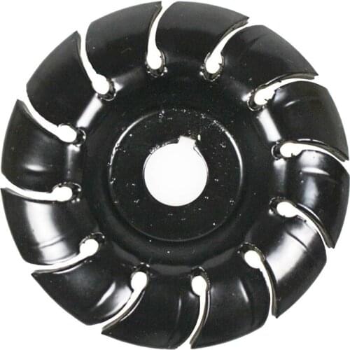 Wood Carving disc, Manganese Steel 90mm 12 Teeth Wood Carving disc 16mm bore Grinder Forming disc for 100 115 Angle Grinder