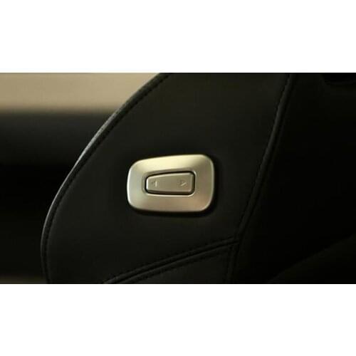 For Land Rover Range Rover Vogue Range Rover Sport 14-16 Car Passenger Seat Adjust Button Cover Trim Styling Stickers