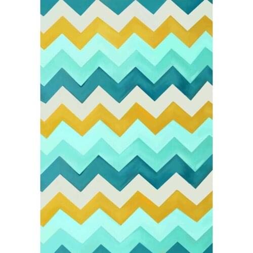 Colored Waves Photography Backdrops Cartoon Fresh Style Backgrounds for Photo Studio Vinyl Cloth Children Portrait Photo Shoot