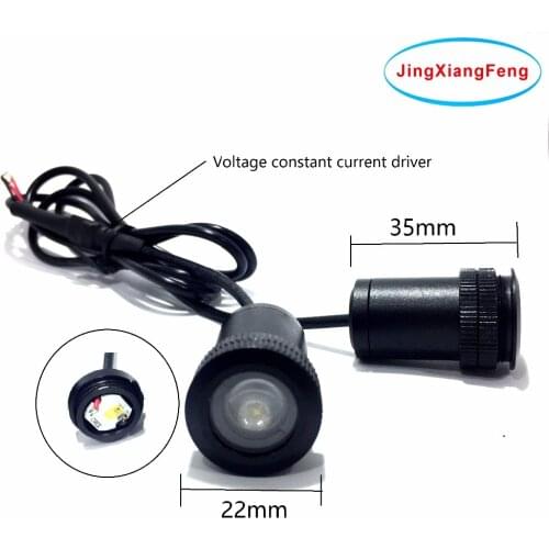 JXF Car Lights Signal Decorative Lamp For Ssangyong Led Ghost Shadow Logo Door Courtesy Styling Real Madrid Rushed universal hd