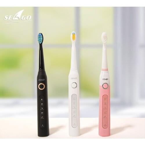 Best Gift of Electric Toothbrush Sonic Wave Rechargeable Top Quality Smart Chip Toothbrush Head Replaceable Whitening Healthy