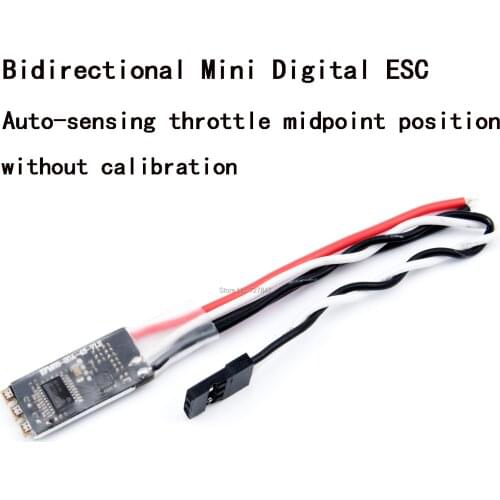 Mini Micro 20A Bidirectional Digital ESC for Remote Control Ship Boat Pneumatic Underwater Propelle / Nesting boat / RC Car