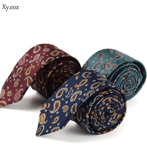 Men casual fashion formal clothes wedding party pattern cashews England wind tie neck tie