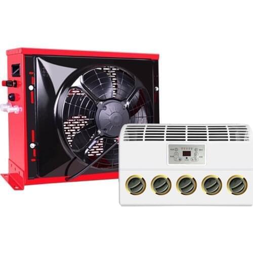 12V/24V Stainless Steel Wall-mounted Car Air Conditioner Air Dehumidifier Cooling Fan Cooler For Car Caravan Truck