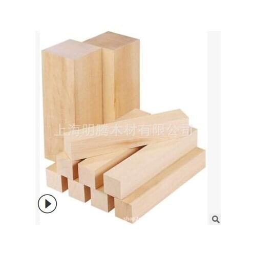 Unfinished Wood Block Premium Basswood Wood Carving Blocks Beginners Whittling Blank Wood Bricks For Craft Carving Woodcarving