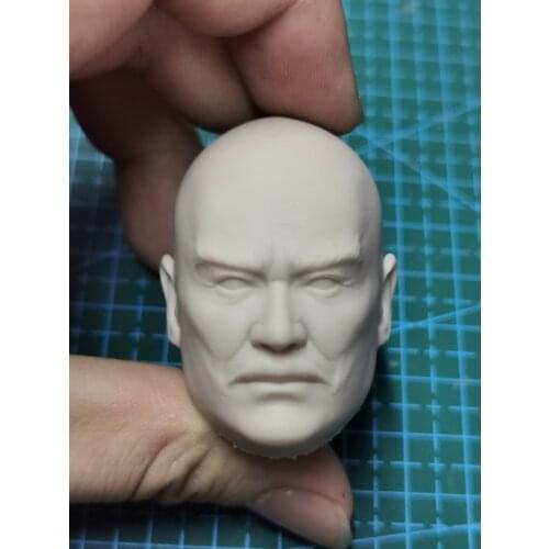 1/6 Scale Japanese Star Sonny Chiba Sadaho Maeda Unpainted Head Model for 12''Body DIY