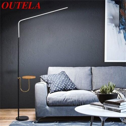 OUTELA Dimmer Floor Lamps Modern Simple Design Lighting Decorative For Home Living Room