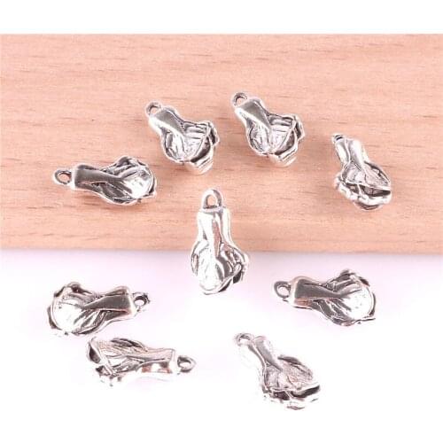 12pcs 23433 Vintage Chinese Cabbage Plant Charms Pendant For Jewelry Making Craft Handmade Accessories