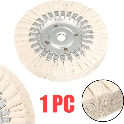 6 Inch 25mm Hole Cotton Lint Cloth Buffing Wheel for Jewelry Mirror Polishing Wheel Polishing Pad