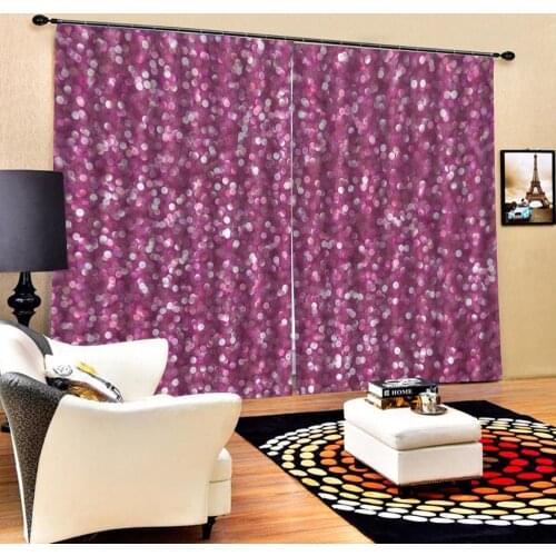 Pink girls curtains wedding curtain 3D Window Curtain 3d print Luxury Blackout For Living Room