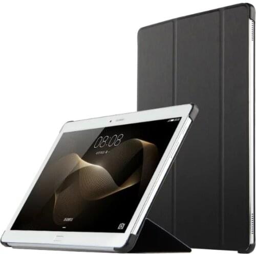 Slim Lightweight Stand PU Leather Funda Capa Cover Case For Huawei Mediapad M2 10.0 M2-A01L M2-A01M M2-A01W Tablet + Film + Pen
