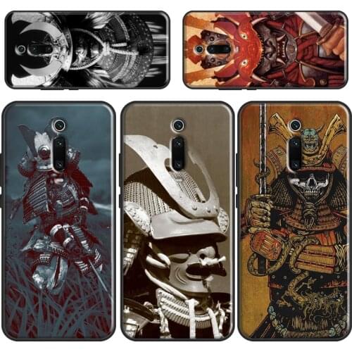 Japanese Samurai Phone Case For Xiaomi Mi 11 Ultra 9 10 Lite A3 9T 10T Pro Cover For POCO X3 F3 F2 M3 Pro
