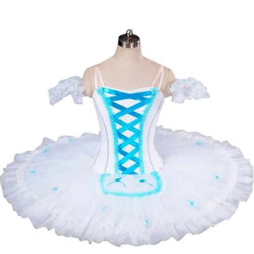 Women White Giselle Professional Ballet Tutu Girls Adult Ballerina Coppelia Platter Tutu Pancake Costume For Baby