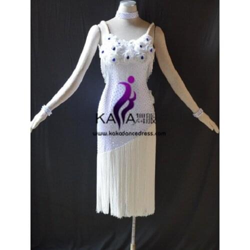 KAKA-L1570,Women Dance Wear,Girls Fringe Latin Dress,Salsa Dress Tango Samba Rumba Chacha Dress,Dance Latin dress