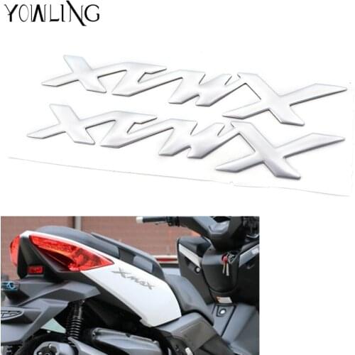 1 Pair Motorcycle Tank Pad Protector 3D Stickers Tank Decals Applique Emblem for Yamaha X-MAX XMAX 125 XMAX250 XMAX400 XMAX300