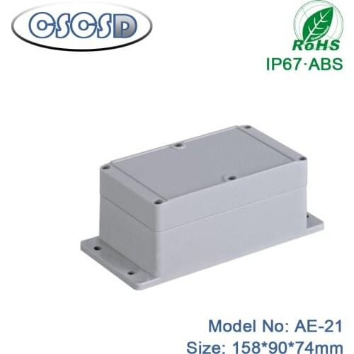1pcs/lot 158*90*74mm waterproof wall mounting plastic abs enclosures plastic box enclosure electronic