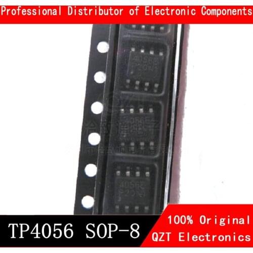 10PCS TP4056 SOP8 4056E TC4056A TP4056E 4056 SOP-8 SOP SMD new and original IC Chipset