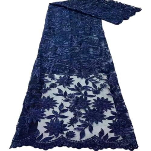 2021 High Quality African Nigeria Lace Fabric French Mesh Lace Fabric or sewing tulle fabric CD-175