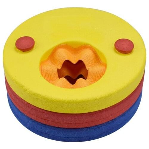 6Pcs 3 Colors Swim Discs Foam Arm Bands Swimming Safety Float for Kids Children Practice Free Shipping