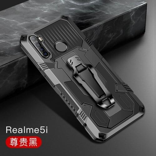 Armor Case For Realme 5 5i 5s 6i C3 Case Shockproof Belt Clip Holster Cover For OPPO Realme 5 i 6i Funda para Realme5 5i Coque