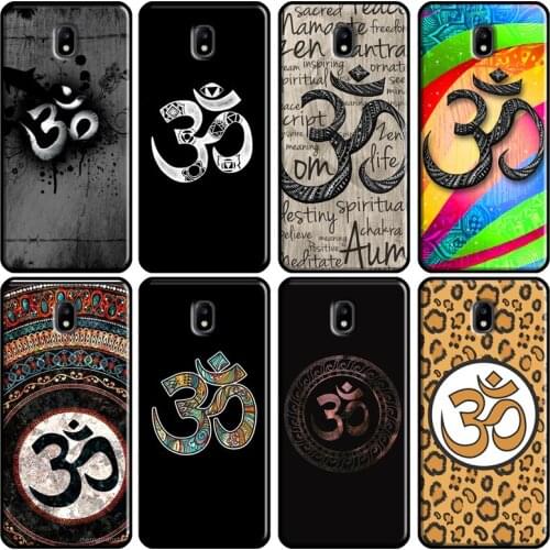 Aum om Namaste Symbol Zen Yoga Case For Samsung Galaxy J7 J3 J5 2017 A3 A5 2016 J4 J6 A8 A6 Plus J2 Core J8 2018 Case
