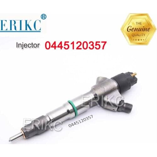 ERIKC 0445 120 357 Auto Engine Parts Fuel Injector 0445120357 Diesel Pump Injector 0 445 120 357 for Wd615_crs-eu4