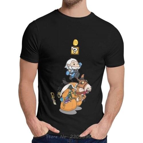 Summer Men Cotton T Shirt Donkey Courier Zeus Dota 2 Taunt Tshirt Cotton Fashion Cartoon Print T-shirt Hip Hop Tees Harajuku