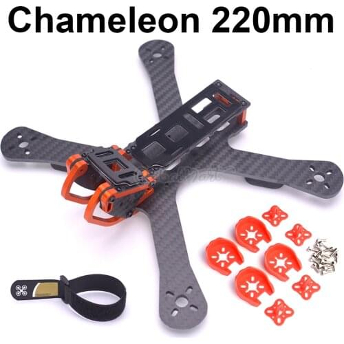 Chameleon FPV Frame 5" 220mm 220 FPV Freestyle Frame Kit FPV Racing Drone Better than QAV-X 214 QAV-R 220