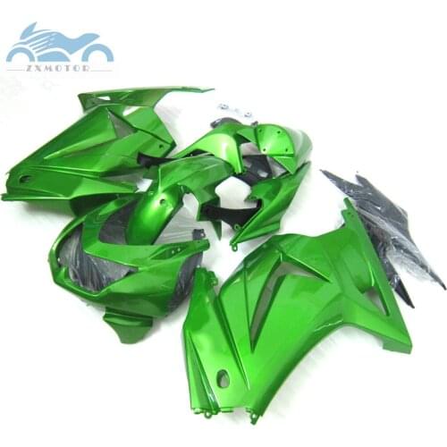 Injection mold fairing kits for Kawasaki Ninja 250R 2008-2014 ZX250 ABS sport motorcycle fairings EX250 08-14 dark green parts