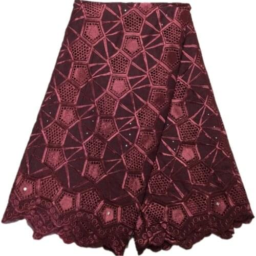 SJ Lace African Swiss Lace Fabric 2021 High Quality Cotton Dry Lace Latest Dubai Fabrics Swiss Lace Fabric In Switzerland p5-28