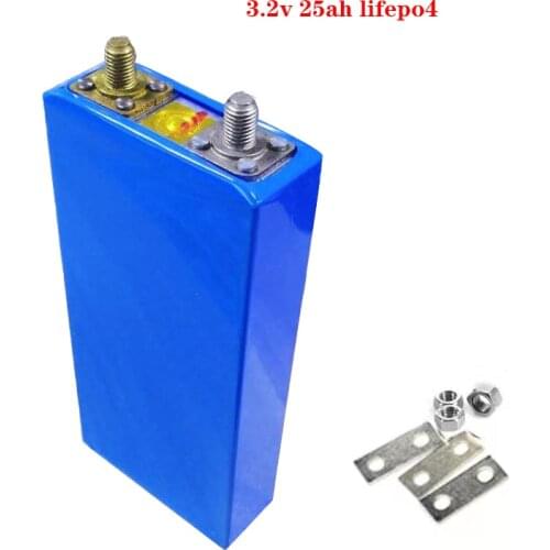 16pcs 3.2v 25Ah lifepo4 lithium battery Lithium iron phosphate battery for DIY battery pack inverter vehicle RV scooter