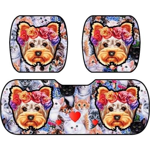 Cartoon creative pet dog plush without rear back seat cushion for autumn winter universal set cover car accessories