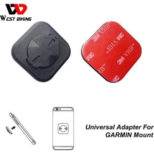 WEST BIKING MTB Road Bike Phone Sticker 3M Universal Adapter For Garmin Mount GPS Bracket Phone Seat Holder For Cycling
