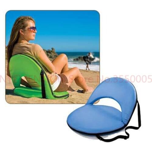 Floor Folding Fishing Chair Beach Sitting Cushion Seat Adjustable Lightweight Portable Sport Camping Chair For Picnic 10pcs