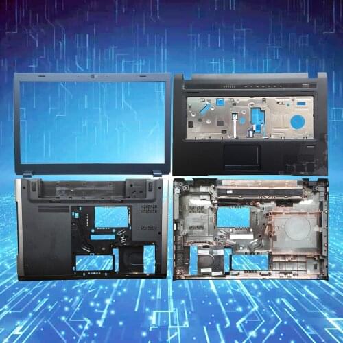 Original authentic for Dell Vostro 3400 V3400 laptop case C shell with touchpad fingerprint host cover palm rest 03HFG2