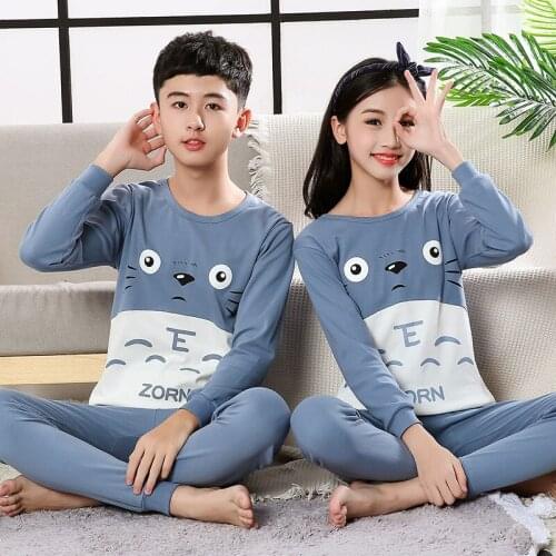 New Winter Cotton Kids Pyjamas Clothing Suit Boy Girl Sleepwear Cartoon Nightwear Pajama Set Teens Pajamas For Children Clothes