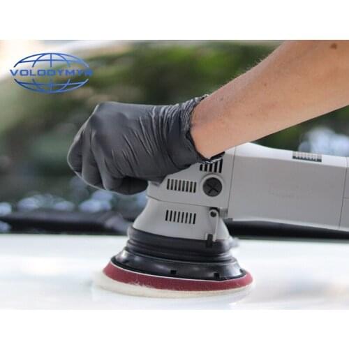 Volodymyr Pure Wool Polishing Pad 6 or 7Inch Contain 100% and Strong Cutting Force Work with Buffing Machine Car Buffer Polisher