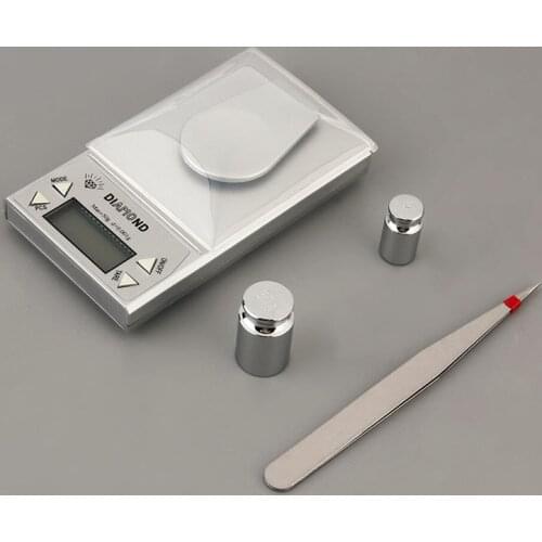 10g/20g/50g*0.001g Portable High Precision LCD Digital Jewelry Diamond Pocket Gem Scale Lab Gold Herb Balance Backlight Gram