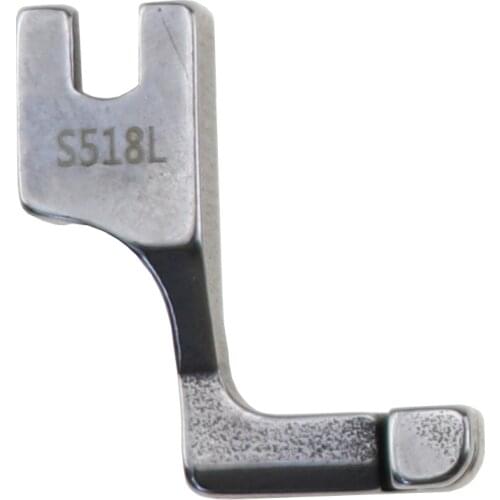 T168 Presser Foot All-Steel Material Industrial Sewing Machine LockstiS518L Single-Sided Invisible Zipper All-steel Presser Foot