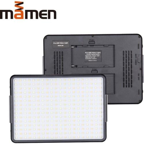 Professional LED Photography Lighting Fill Light for Camera/Mobile Phone Electronic Soft Dimming 3200K/5600K Color Temperature