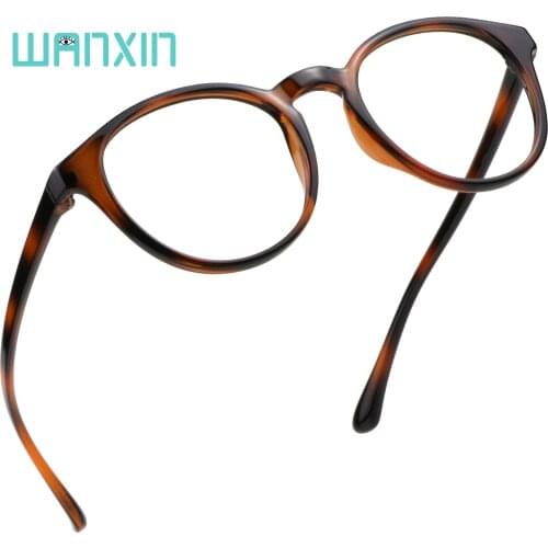 WANXIN Blue Light Blocking Glasses,Eye Lens Makeup Transparent Lens,Reduce Headaches&Eyestrain,Stylish for Women/Men