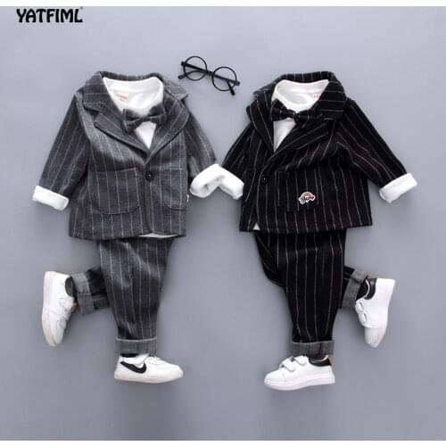 YATFIML Boys' Three-piece Suits