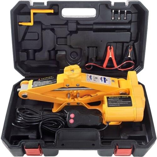 ZS3 Ton 42cm Jack Vehicle Equipment 12V Vehicle Jack Electrical Jack Set Wrench